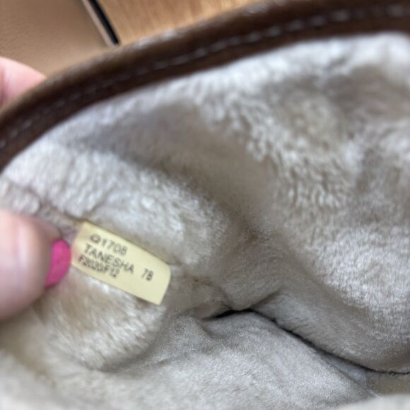 Coach TANESHA Suede Snow After-Ski Wedge Mid-Calf Boot  Size 7 READ - Picture 12 of 12